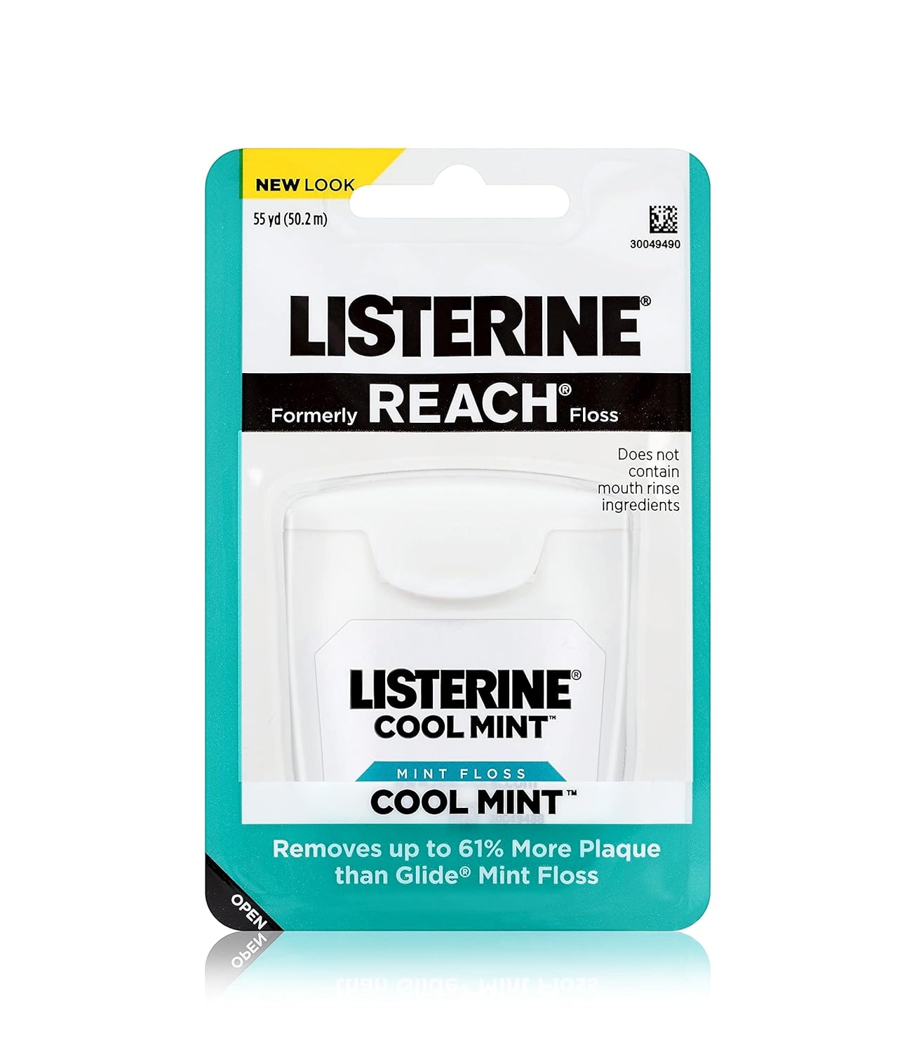 Reach Johnson & Johnson 523521400 Listerine Interdental Floss Cool Mint 55 Yards Reach Johnson & Johnson 523521400 Listerine Interdental Floss Cool Mint 55 Yards